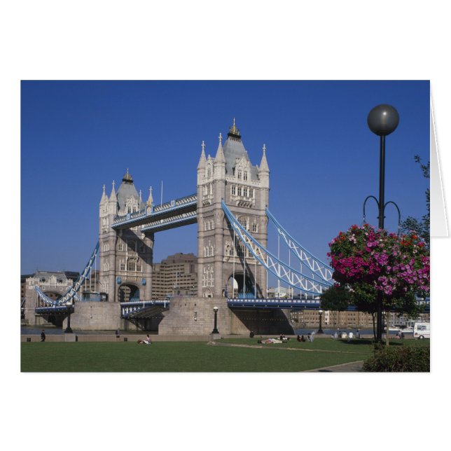 Tower Bridge, River Thames, London, England (Vorderseite (Horizontal))
