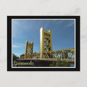 Tower Bridge, Sacramento - Carte postale avec dos 