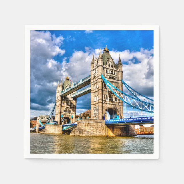 Tower Bridge Serviette (Vorderseite)