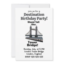 Tower Bridge Stand Tall wie Tower Bridge Geburtsta