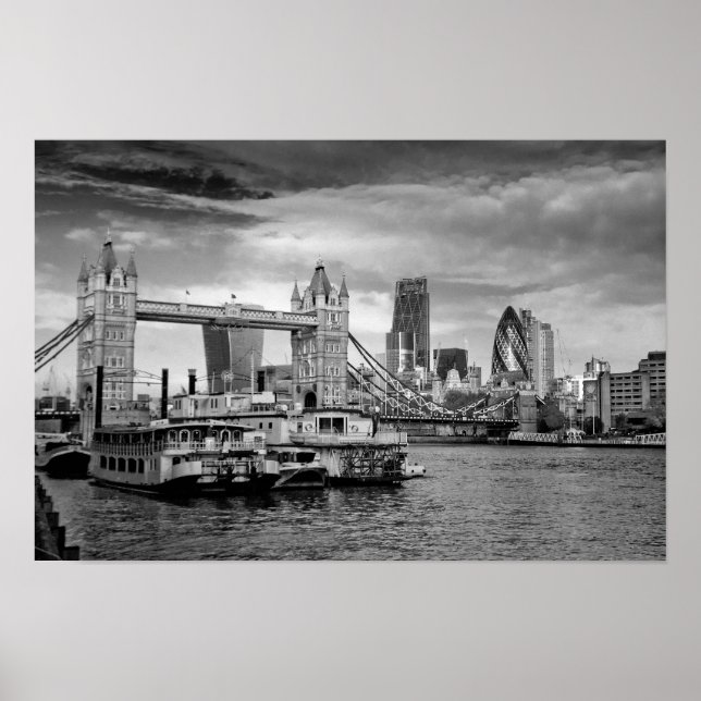 Tower Bridge Themse London Poster (Vorne)