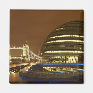 Tower Bridge und Greater London Authority Magnet