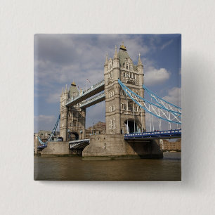 Tower Bridge und Themse, London, Button