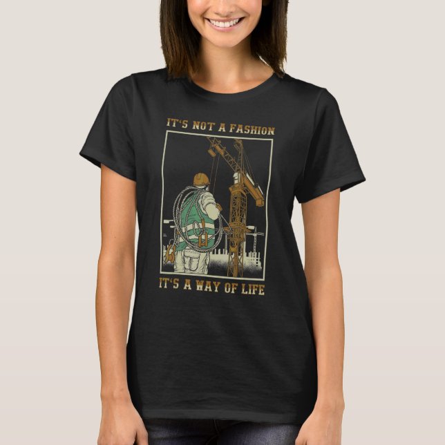 Tower Crane Operator Essential T-Shirt (Vorderseite)