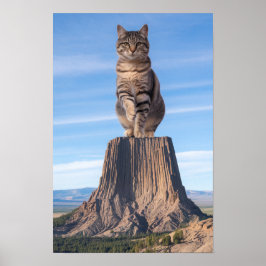 Tower Giant Tabby Poster