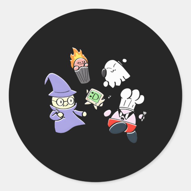 Tower Heroes Team Up Runder Aufkleber (Vorderseite)