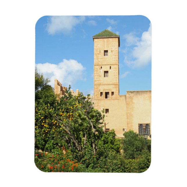Tower in Rabat, Marokko Magnet (Vertikal)