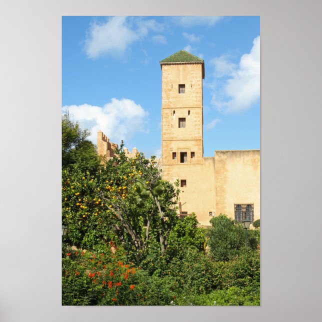 Tower in Rabat, Marokko Poster (Vorne)
