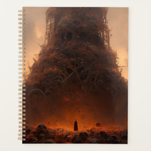 Tower made by Bones Dark Fantasy Art Planer