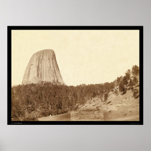 Tower oder Bärenlodge WY 1888 Poster