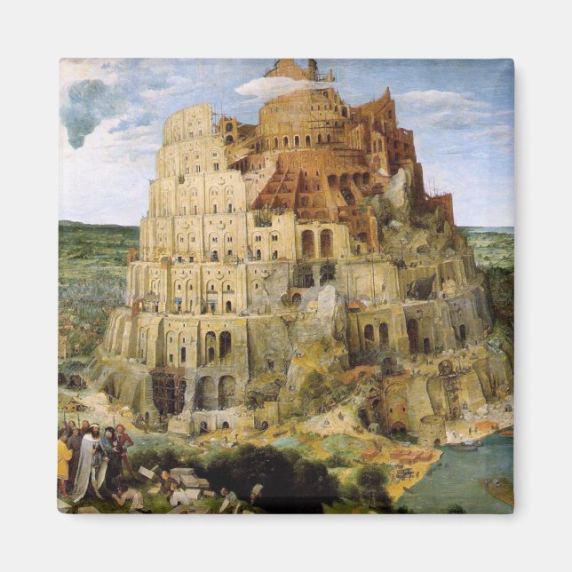 Tower of Babel - Peter Bruegel Magnet (Vorne)