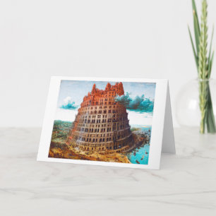 Tower of Babel, Pieter Bruegel the Elder Karte