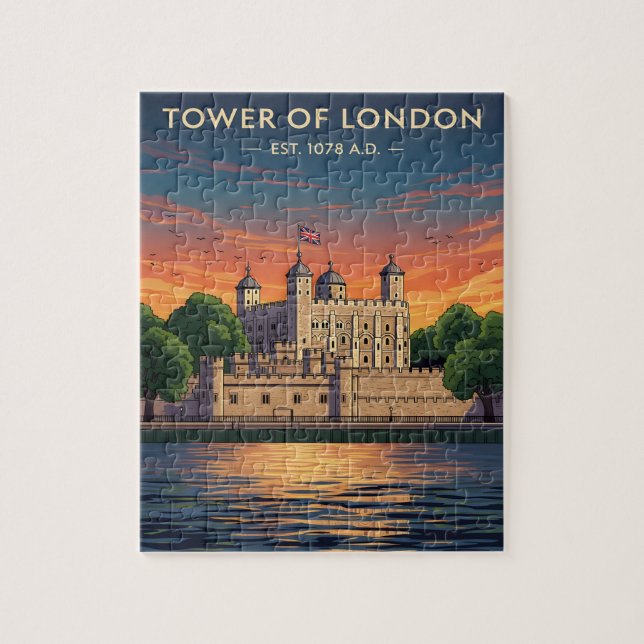 Tower of London at sunset (Vertikal)