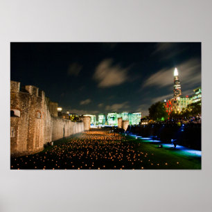 Tower of London Beyond the Deepening Shadow Poster