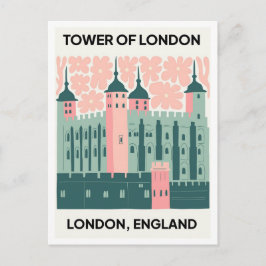 Tower of London England abstrakte Reisemöglichkeit Postkarte