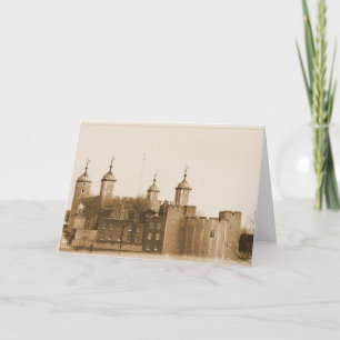 Tower of London Greeting Card Karte