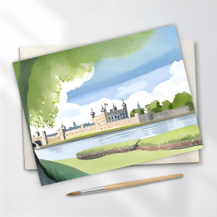 Tower of London   UK Aquarell-Landschaft Postkarte