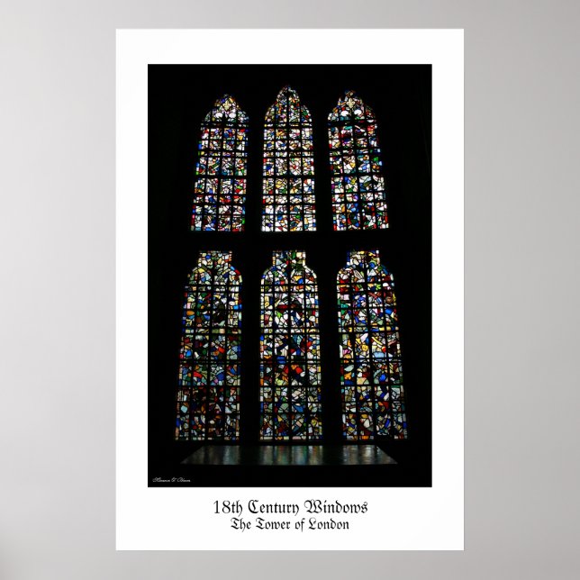 Tower of London Windows Poster (Vorne)