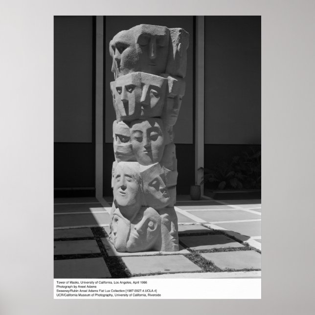 Tower of Mask, UCLA, 1966 Poster (Vorne)