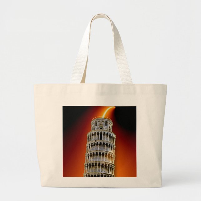 Tower of Pisa Energy Bag Jumbo Stoffbeutel (Vorne)