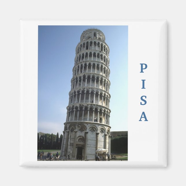 "Tower of Pisa, Italien" Kühlschrankmagnet (Vorne)