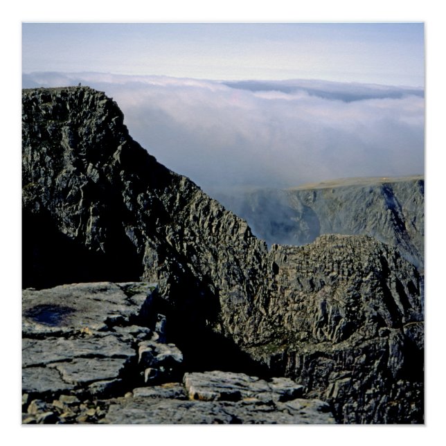 Tower Ridge Ben Nevis Scotland Poster (Vorderseite)