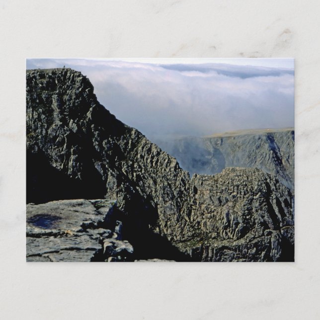 Tower Ridge Ben Nevis Scotland Postkarte (Vorderseite)