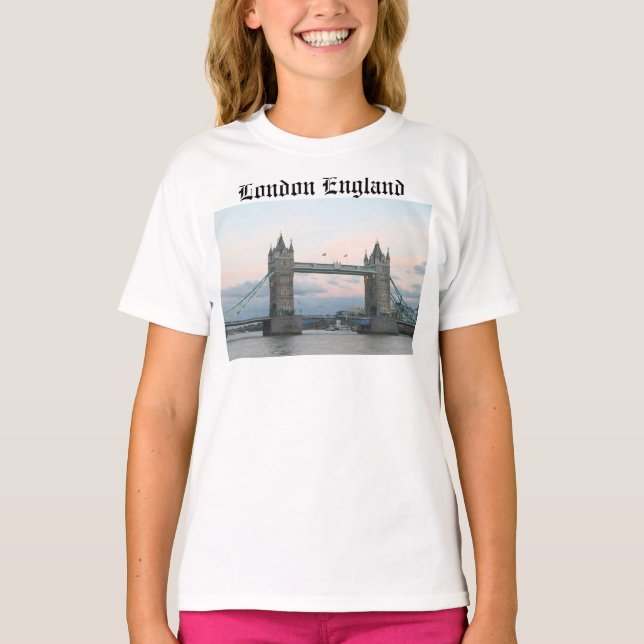 Tower von London Brücke London England T-Shirt (Vorderseite)