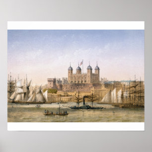 Tower von London, C.1862 (Farbelitho) Poster