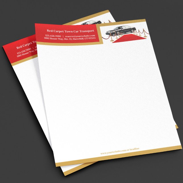 Town Car Letterhead Briefkopf (Von Creator hochgeladen)