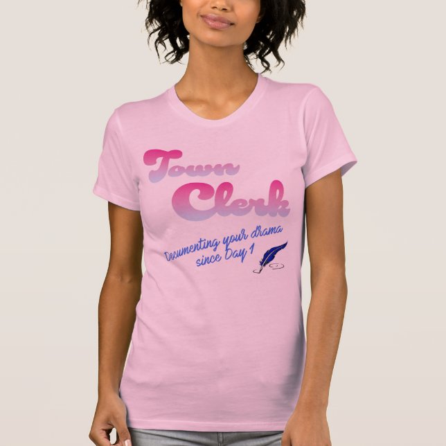 Town Clerk T Shirt (Vorderseite)