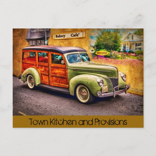 Town Kitchen Postkarte (Vorderseite)