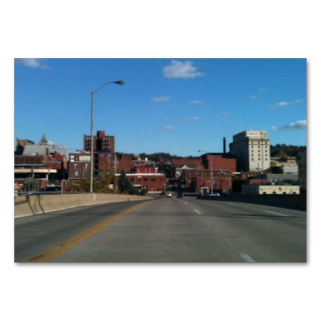 Town Morgantown Reading Flashcards for Adults Tischnummer (Vorderseite)
