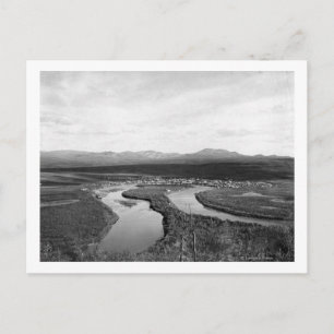 Town View Iditarod, Alaska Fotograf Postkarte