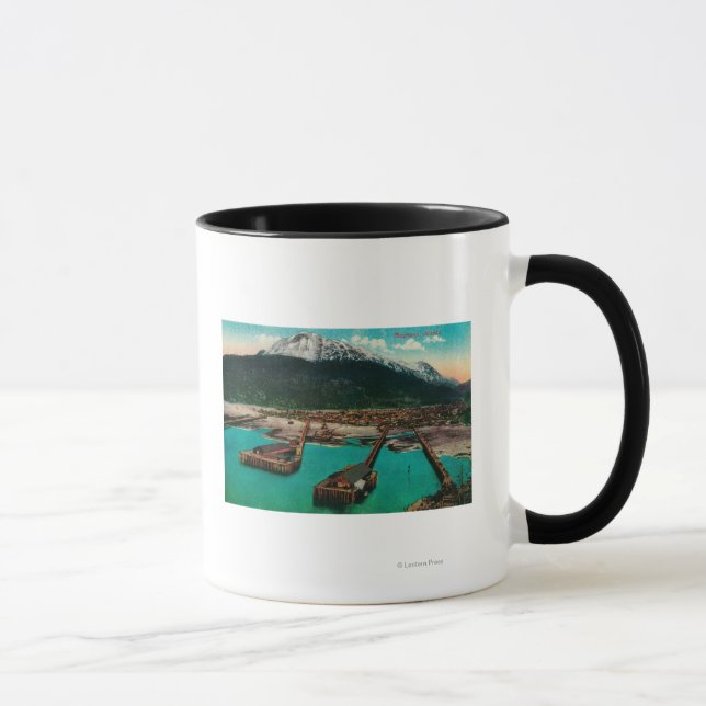 Town View Skagway, AlaskaSkagway, AK Tasse (Rechts)