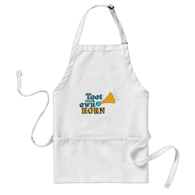 Town your own Horn Inspiration Art Horn Art Schürze (Vorne)