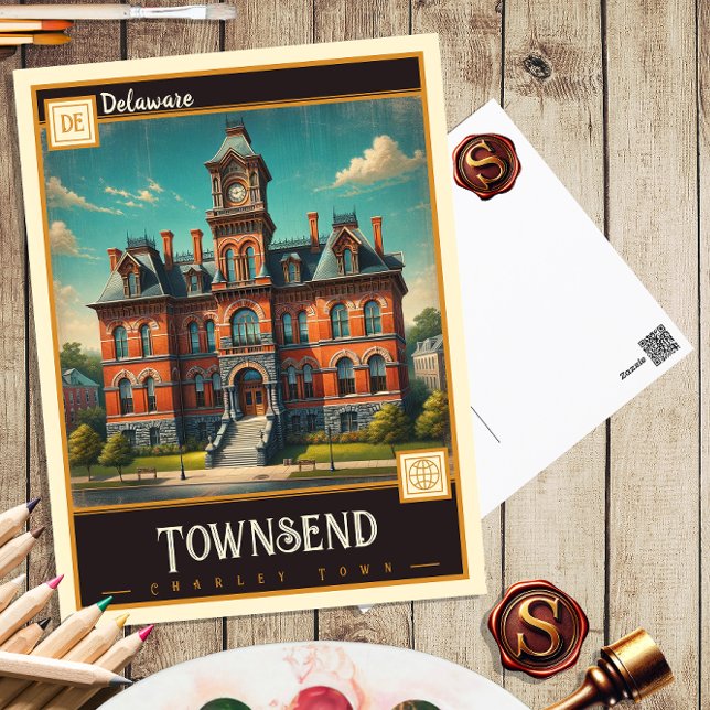 Townsend, Delaware | Vintage Postkarte (Von Creator hochgeladen)