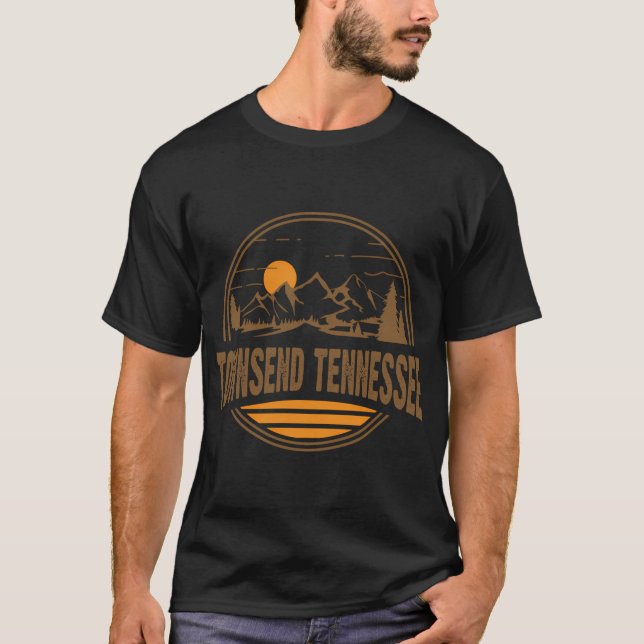 Townsend, Tennessee Zuhause Staat Reisende T-Shirt (Vorderseite)