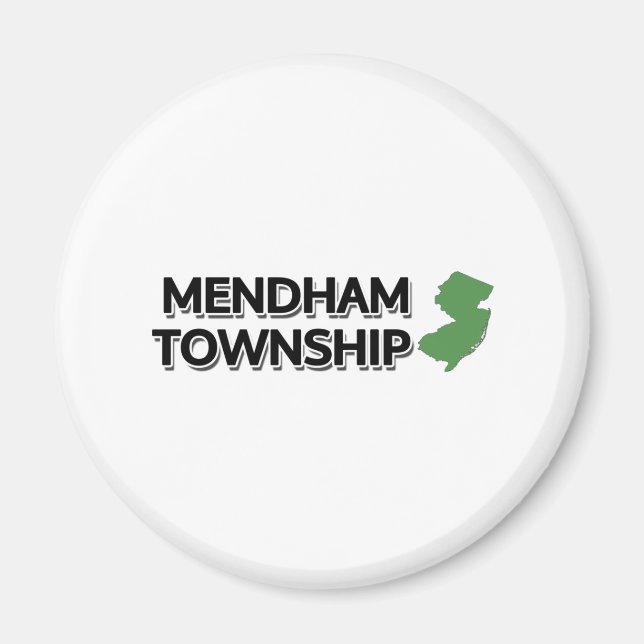 Township Mendham, New Jersey Magnet (Vorne)
