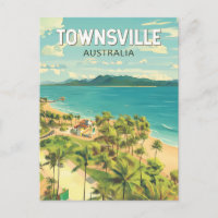 Townsville Australia Reisen Kunst Vintag