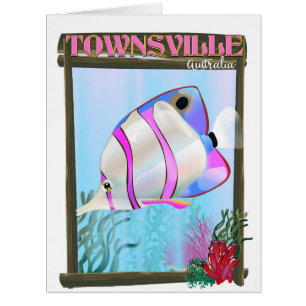 Townsville Australia Tropischer Fisch Reiseplakat