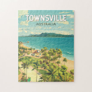 Townsville Australien Reise Kunst Vintage