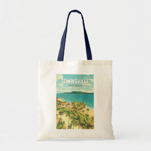 Townsville Australien Reise Kunst Vintage Tragetasche