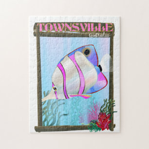 Townsville Australien Tropischer Fisch Reiseplakat