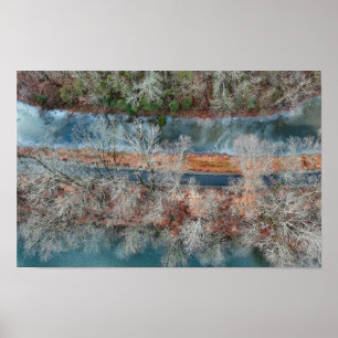 Towpath Park Schuylkill River PA Poster