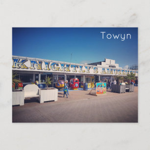Towyn, North Wales Postkarte