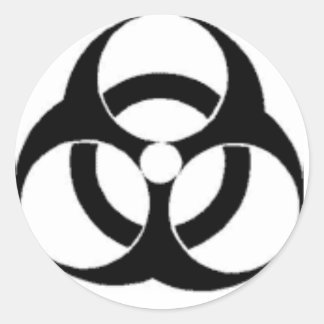 Toxic Runder Aufkleber