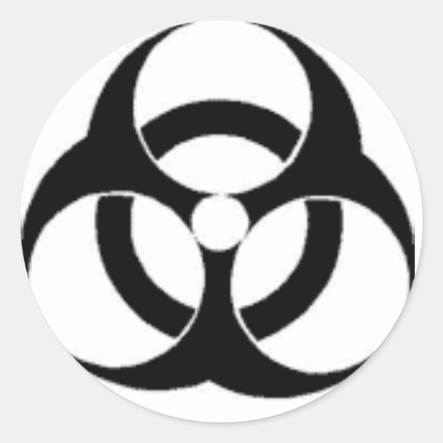 Toxic Runder Aufkleber (Vorderseite)