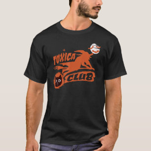 Toxica Halloween Club Bruja mit gruseliger Katze T T-Shirt