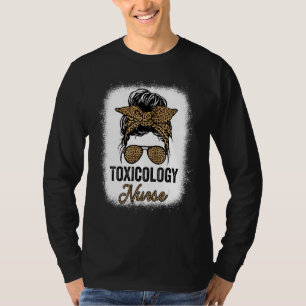 Toxicology Nurse Apprecision Day Leopard for Wome T-Shirt